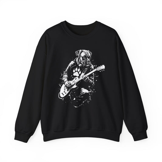 Boxer Guitar Crewneck Sweatshirt