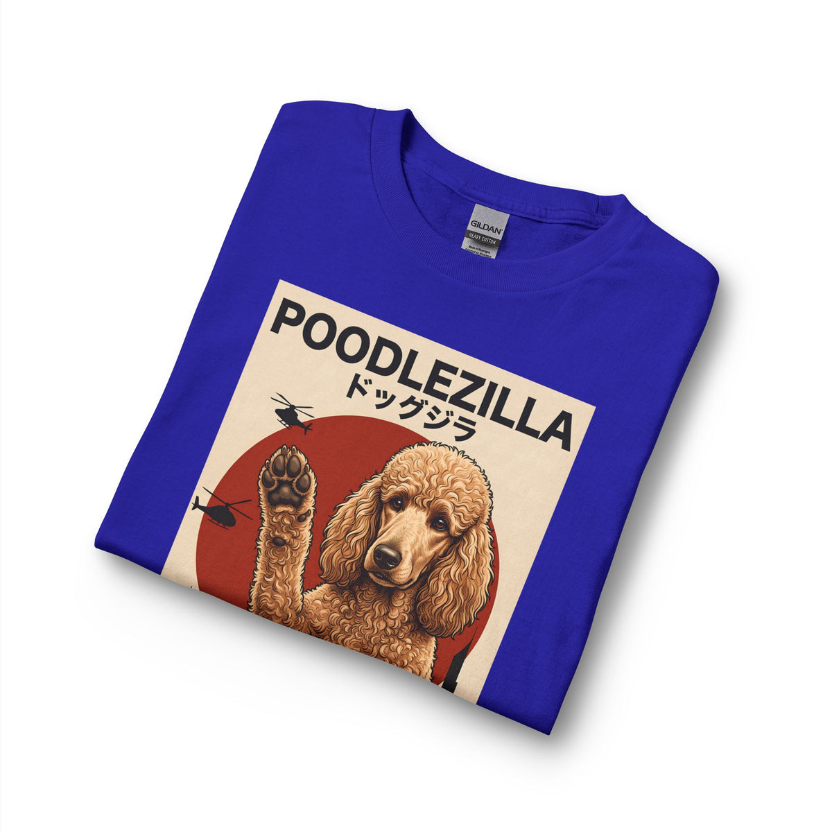 Standard Poodle Poodlezilla Apricot Long Sleeve