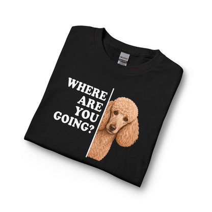 Standard Poodle Where Are You Going Apricot Long Sleeve