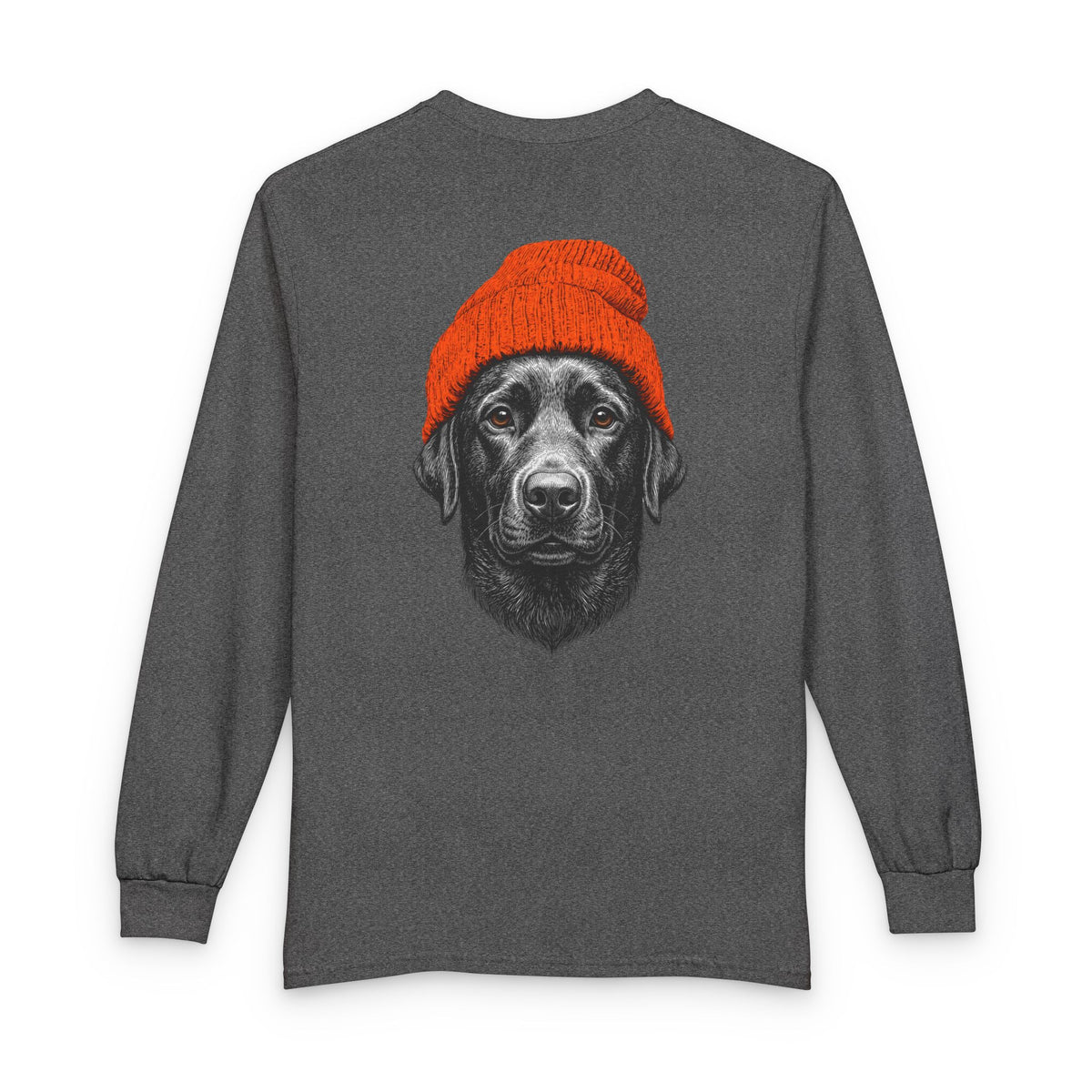 Labrador Beanie Long Sleeve (Back Print)