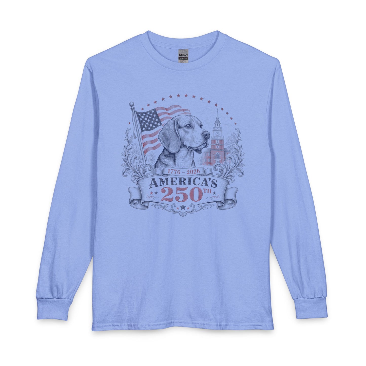 250 Years USA Beagle Long Sleeve