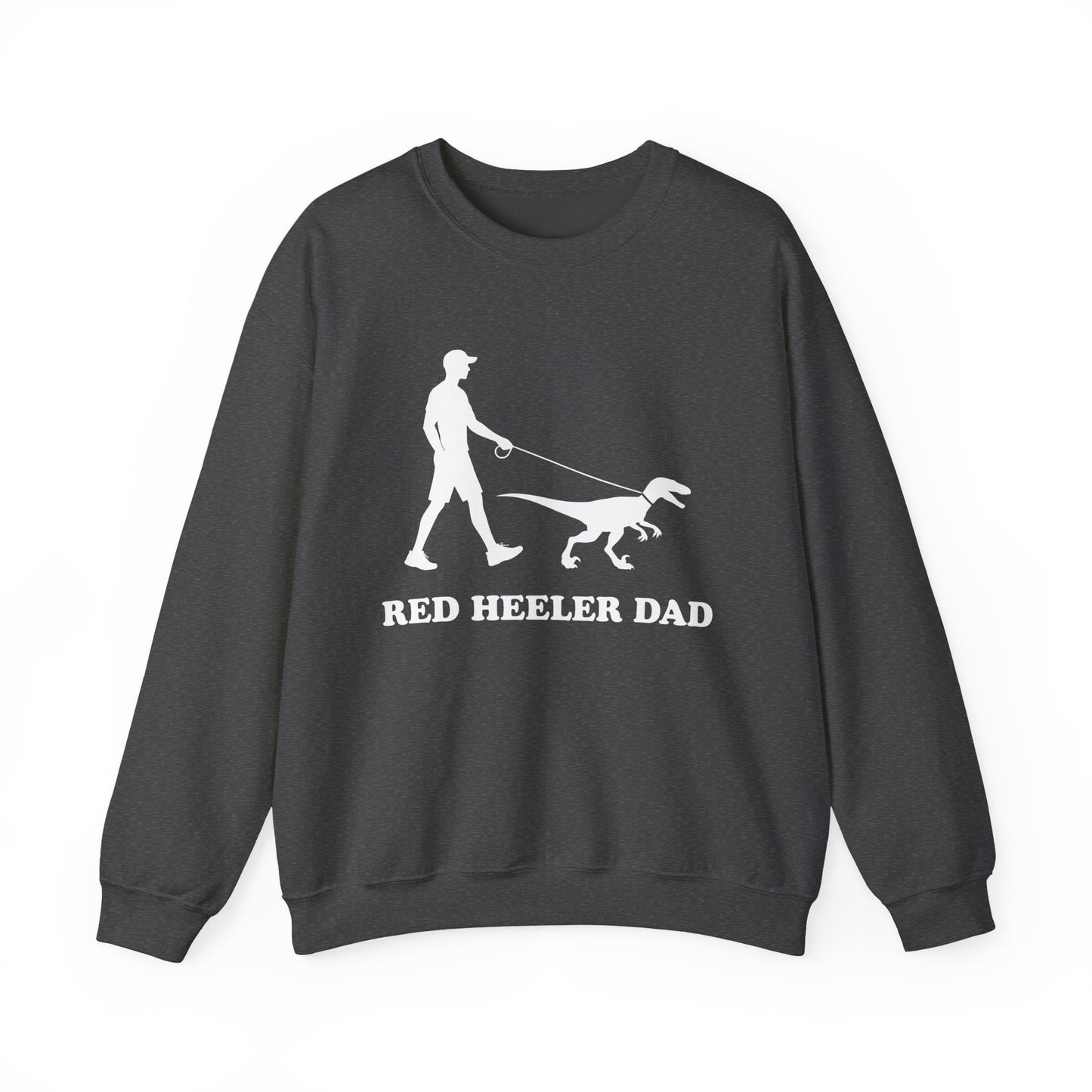 Red Heeler Dad Crewneck Sweatshirt