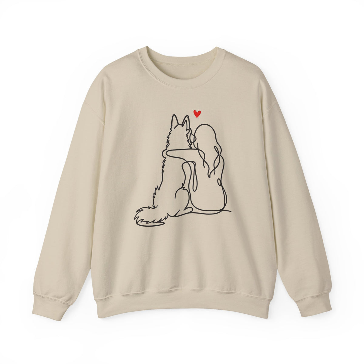 Belgian Tervuren Lineart Crewneck Sweatshirt