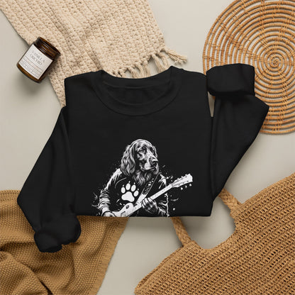 Irish Setter Guitar Crewneck Sweatshirt