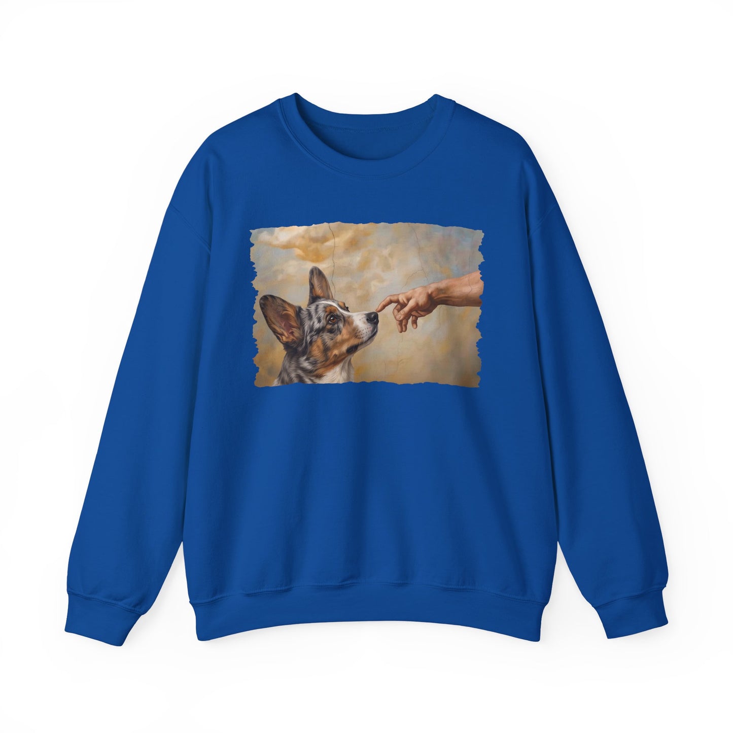 Cardigan Welsh Corgi Blue Merle Creation Crewneck Sweatshirt