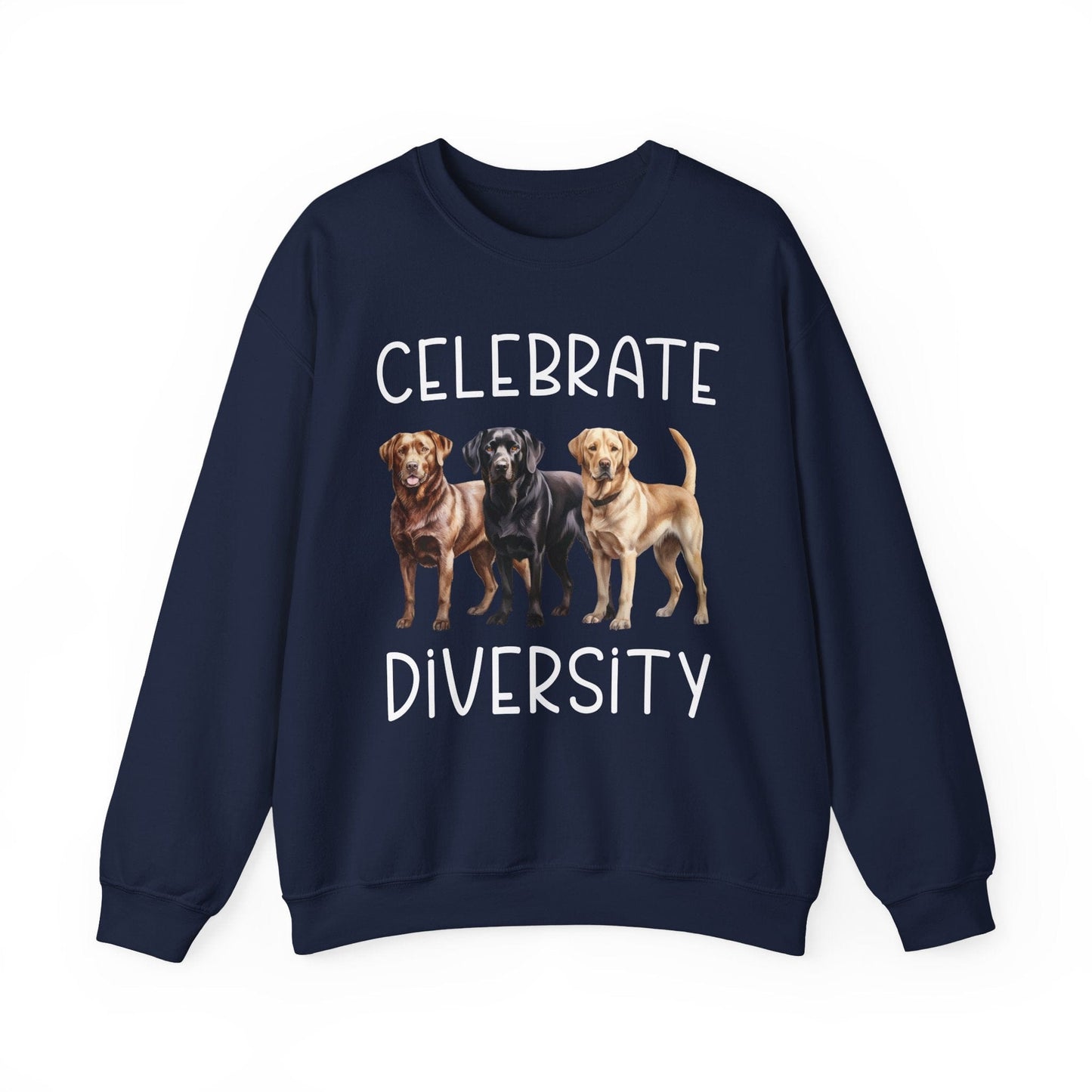 Celebrate Diversity Crewneck Sweatshirt Navy