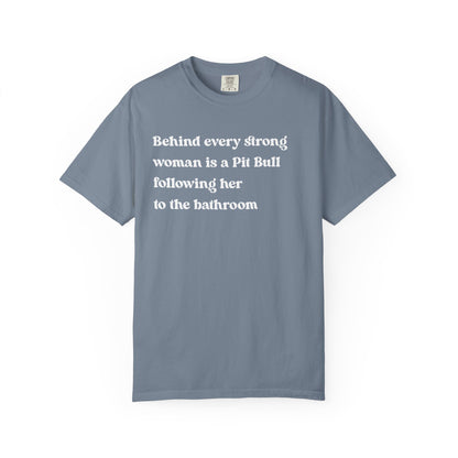 Pit Bull Strong Woman Premium Tee