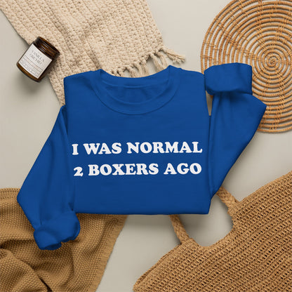 2 Boxers Crewneck Sweatshirt
