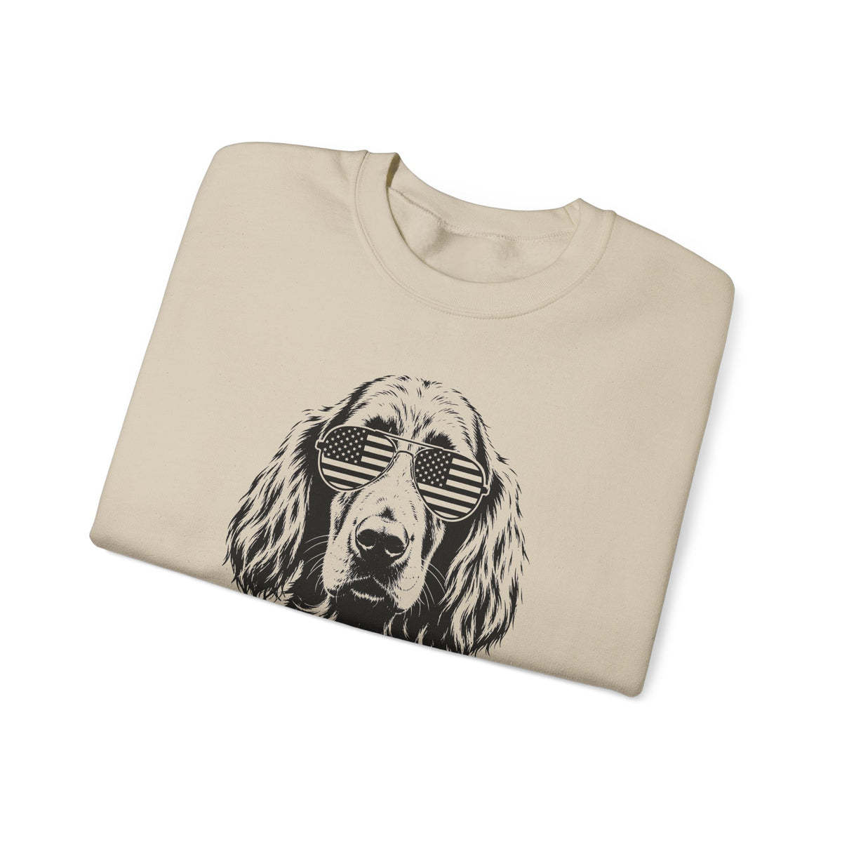 Irish Setter Flag Shades Crewneck Sweatshirt