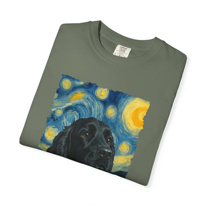Black Cocker Spaniel van Gogh Premium Tee