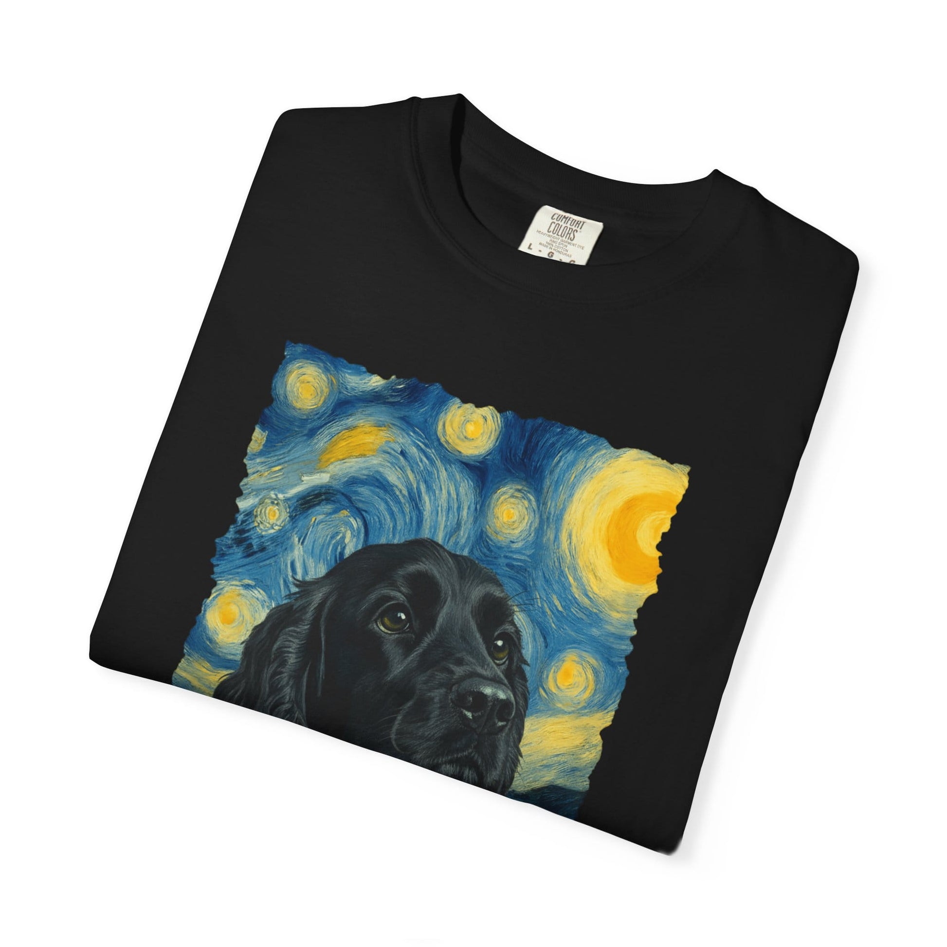Black Cocker Spaniel van Gogh Premium Tee