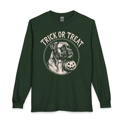 Boxer Trick or Treat Halloween Long Sleeve