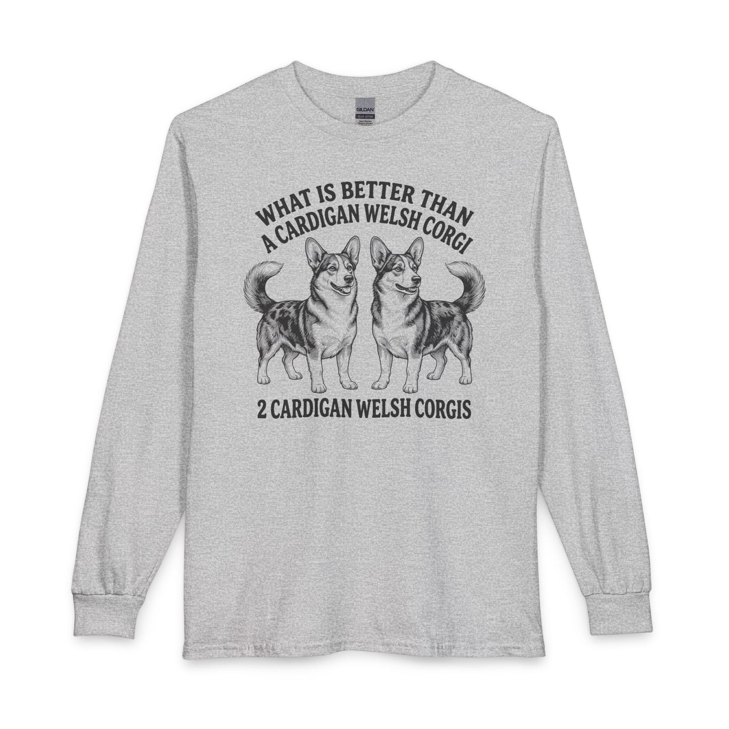 2 Cardigan Welsh Corgi Long Sleeve