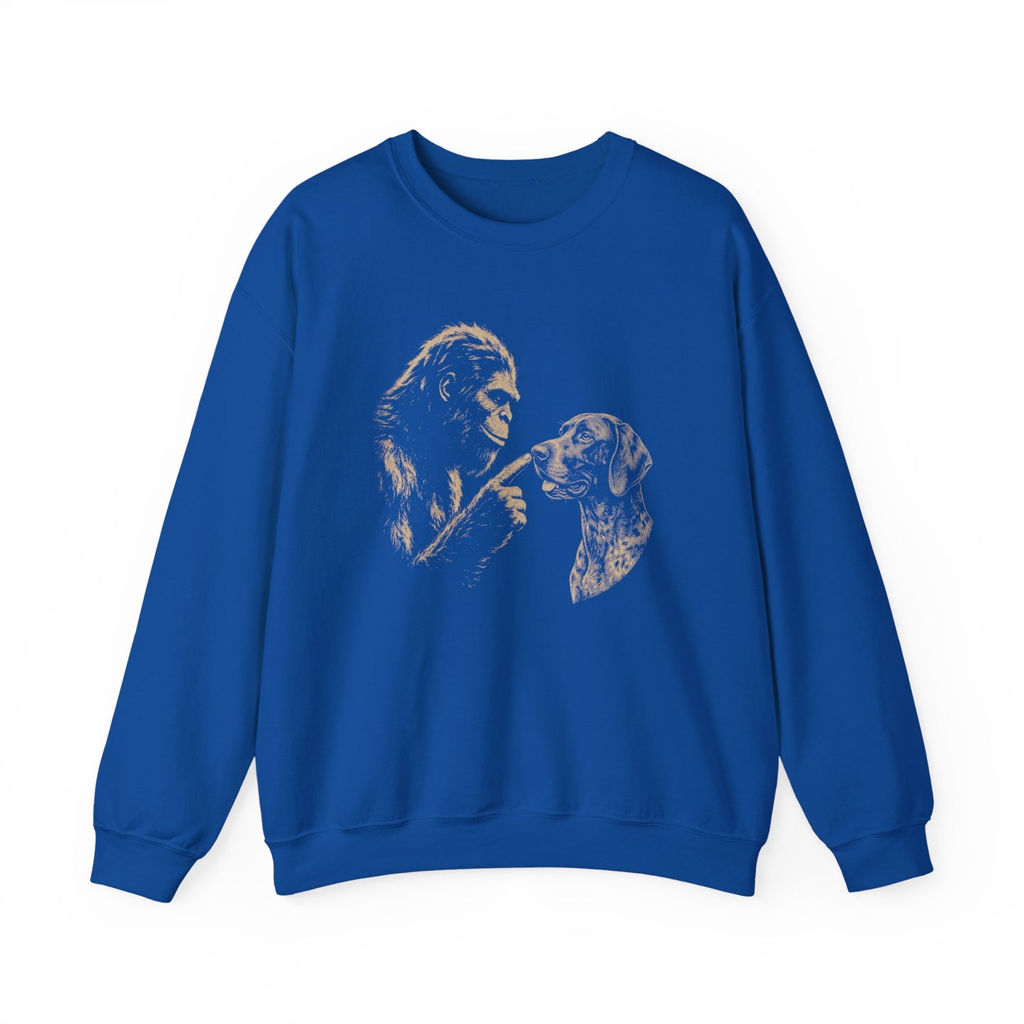 Bigfoot German Shorthaired Pointer Crewneck Sweatshirt