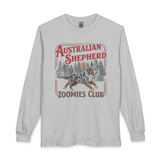 Australian Shepherd Zoomies Club Long Sleeve