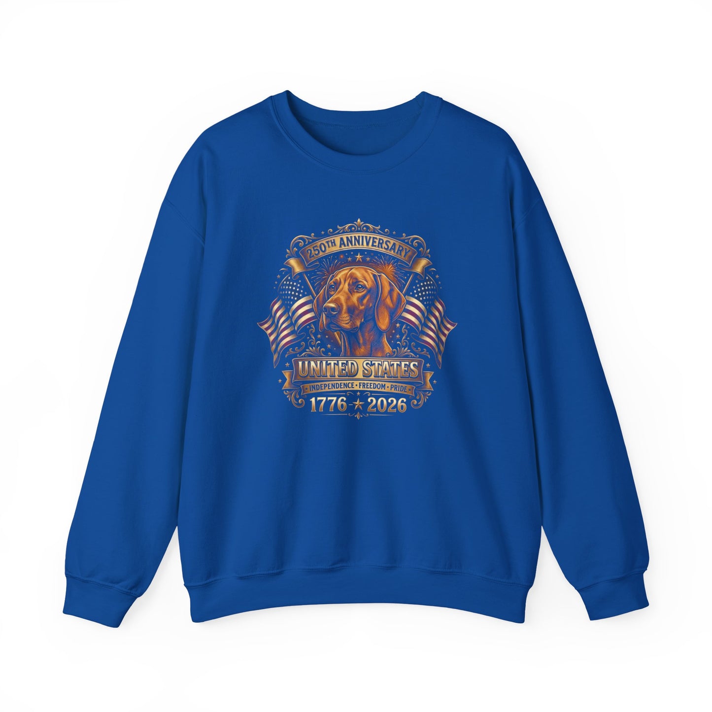 Vizsla 250 Years Anniversary Crewneck Sweatshirt