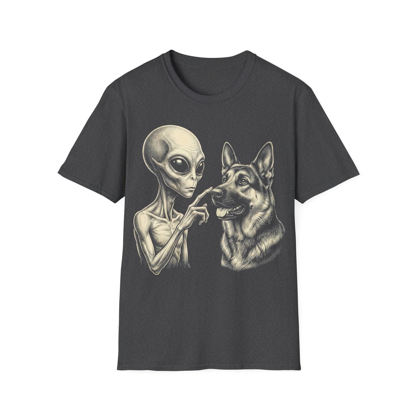 German Shepherd & Alien