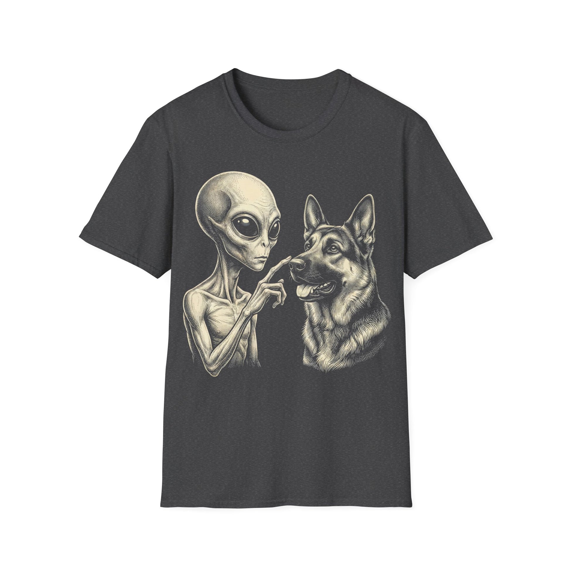 German Shepherd & Alien