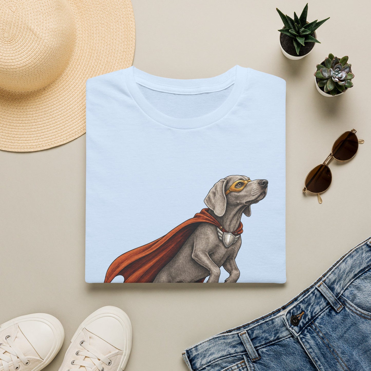 Weimaraner Superhero
