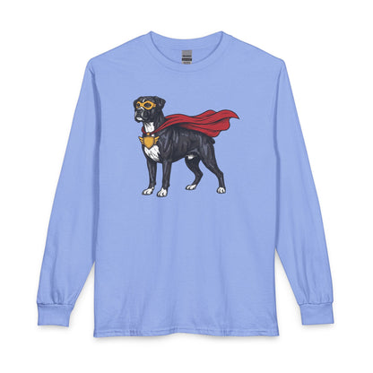 Black Boxer Superhero Long Sleeve