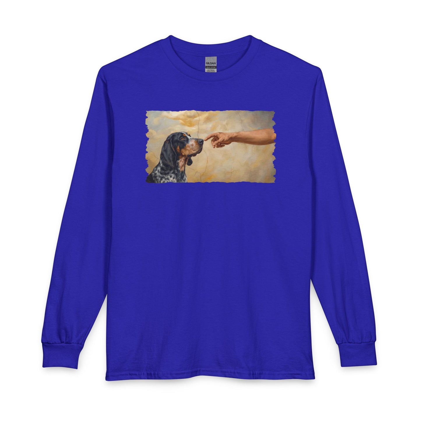 God Creates Bluetick Coonhound Long Sleeve Royal