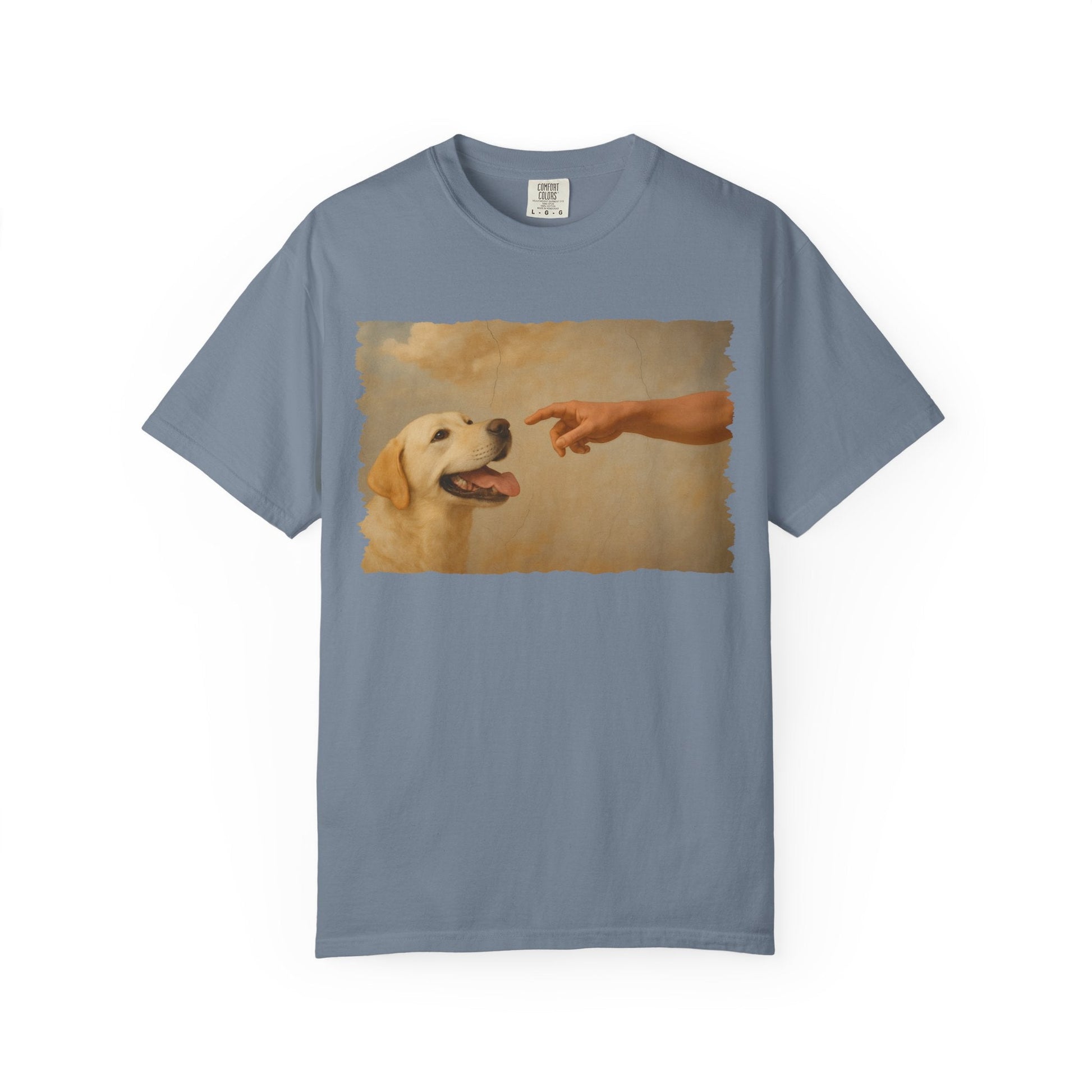 God Creates Yellow Lab Premium Tee