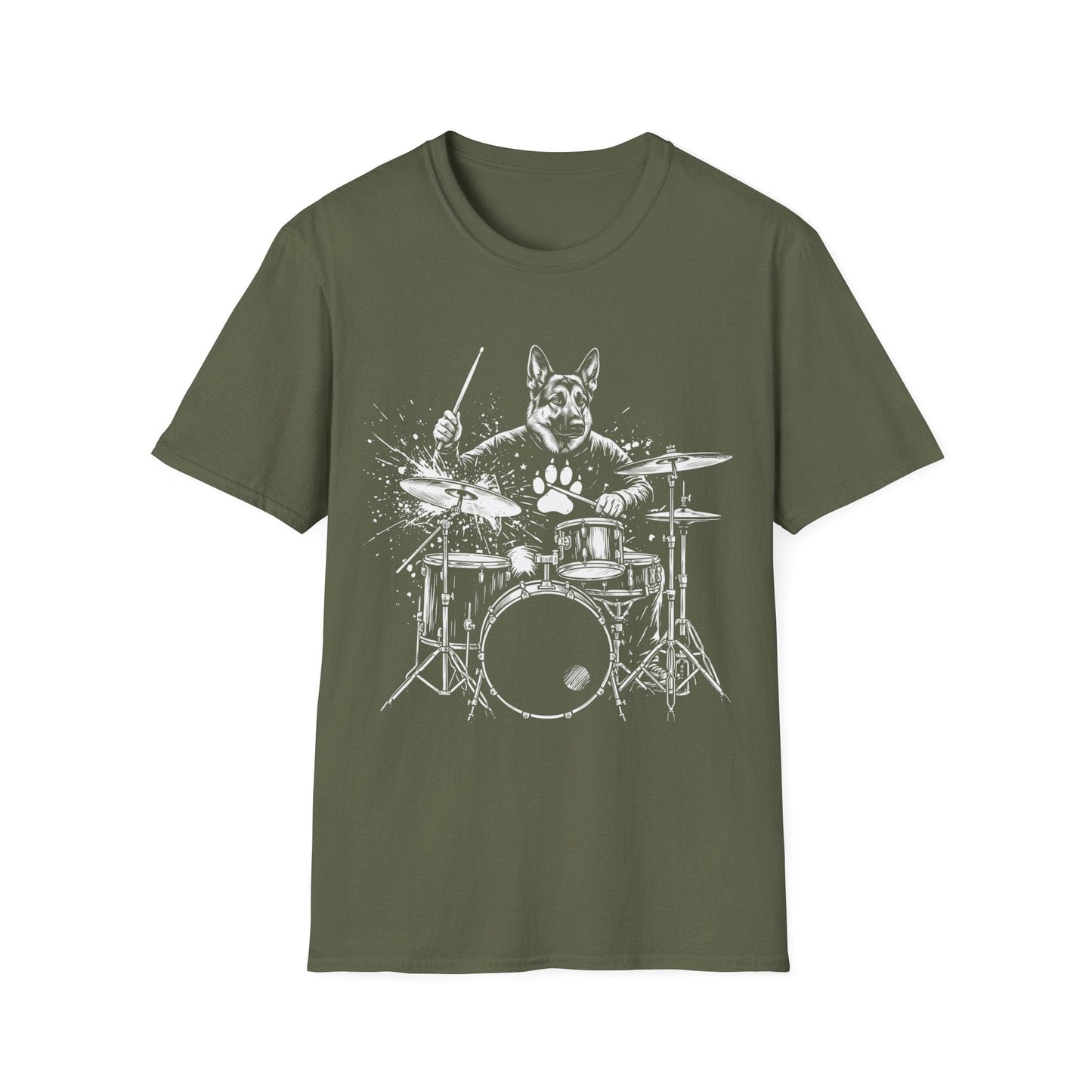 German Shepherd Drummer