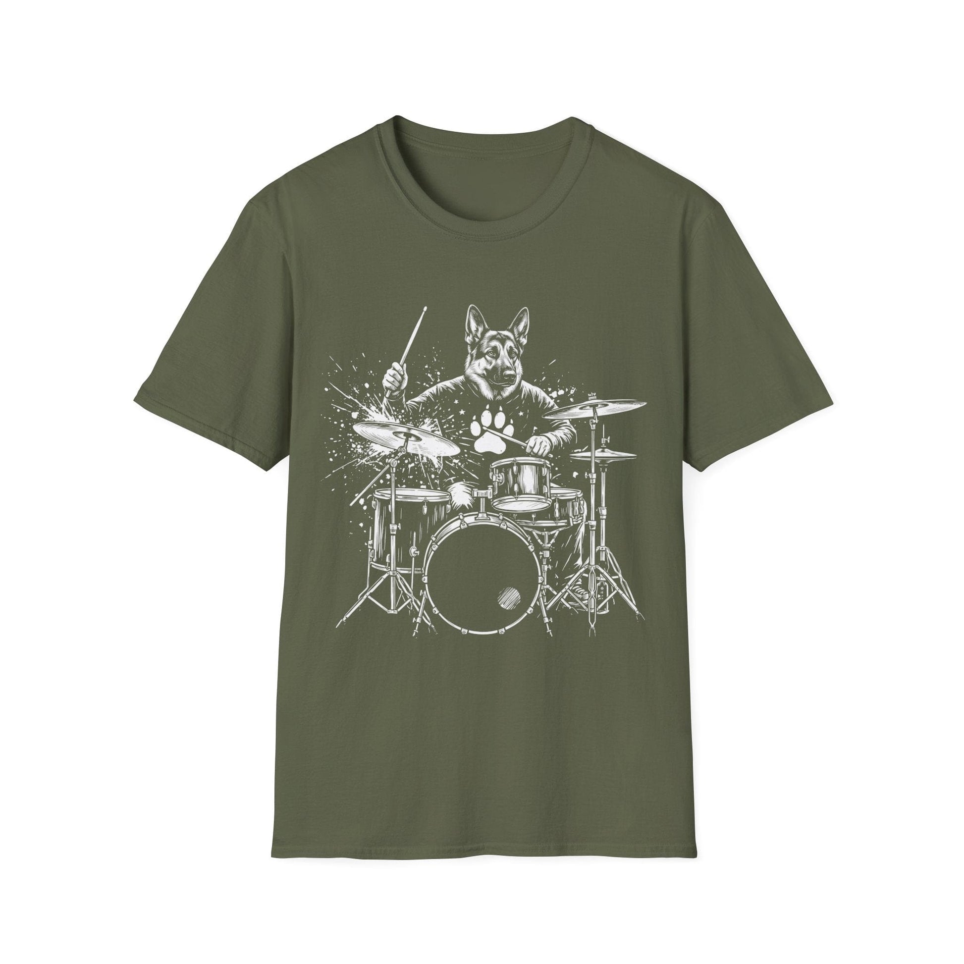 German Shepherd Drummer