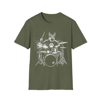 German Shepherd Drummer