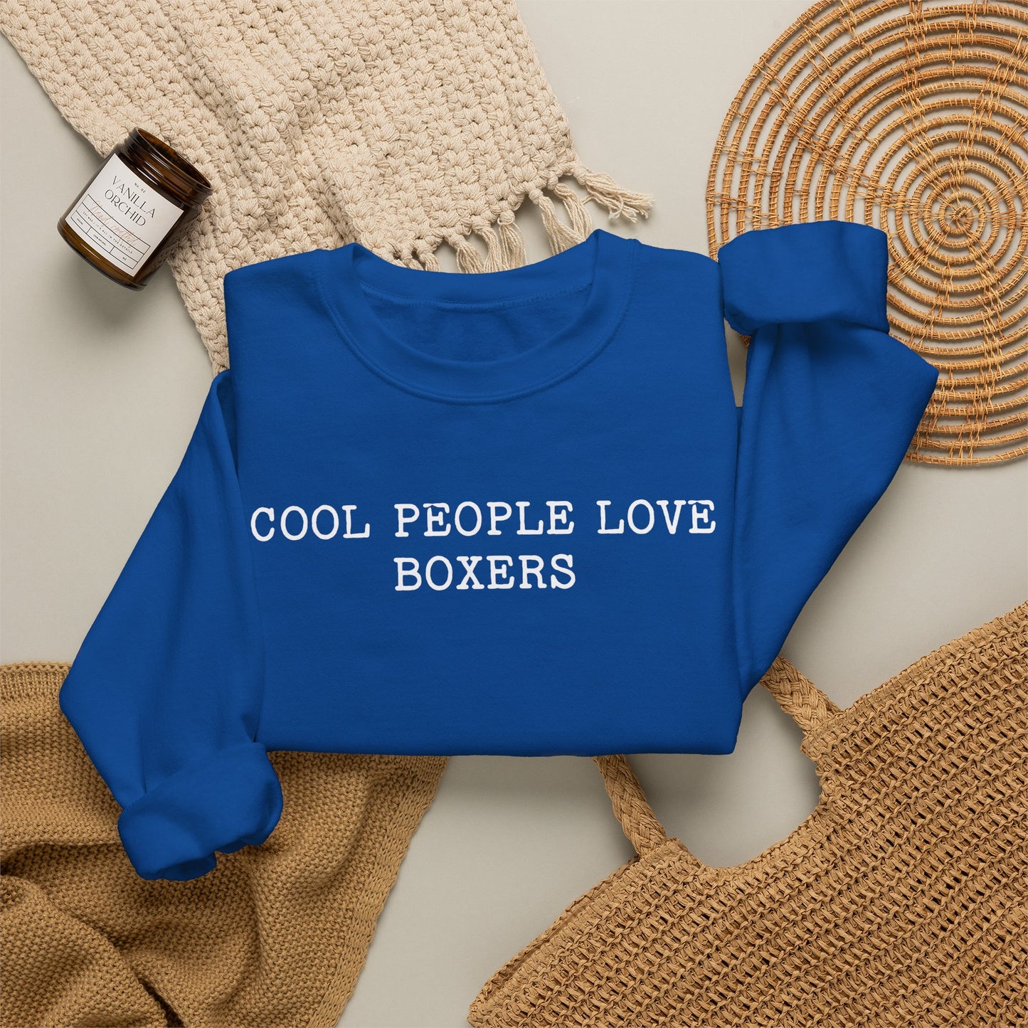 Cool People Love Boxers Crewneck Sweatshirt