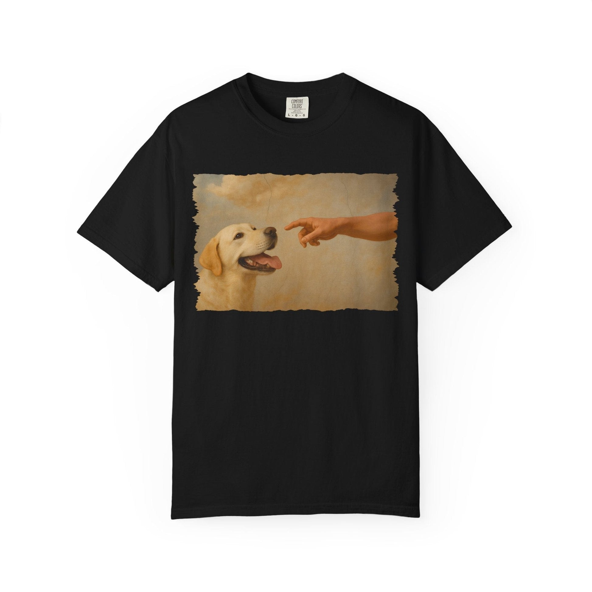 God Creates Yellow Lab Premium Tee