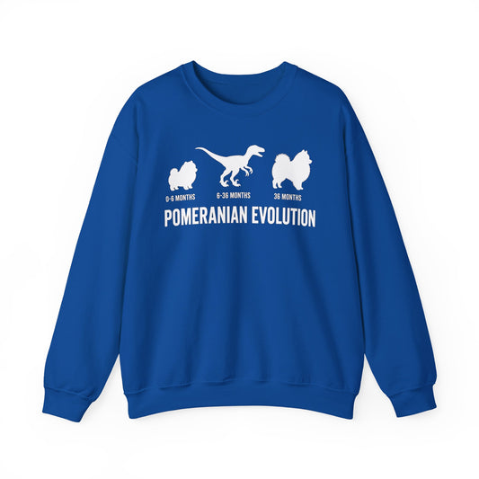 Pomeranian Evolution Crewneck Sweatshirt