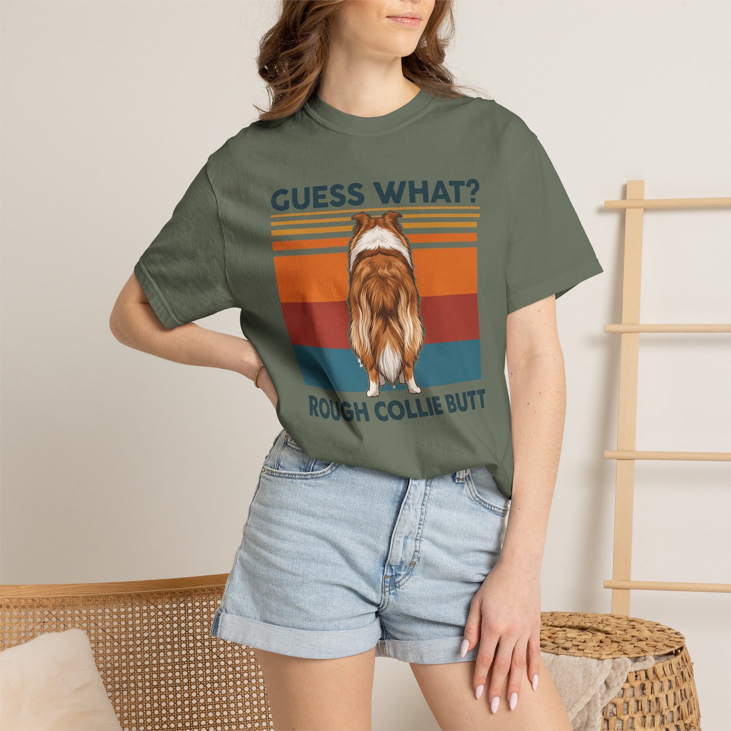 Rough Collie Butt Premium Tee