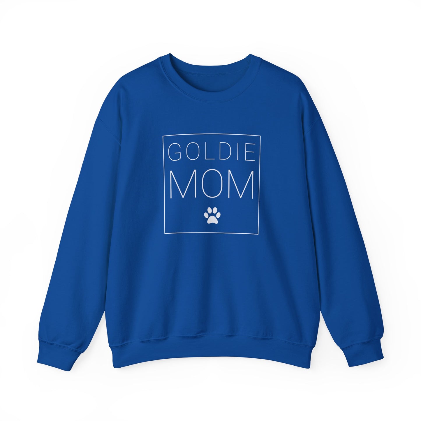 Golden Retriever Mom Crewneck Sweatshirt Royal