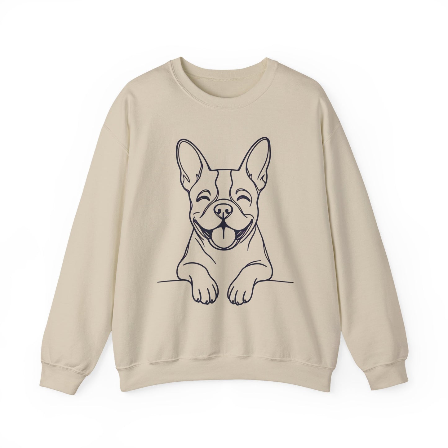 Boston Terrier Lineart Crewneck Sweatshirt