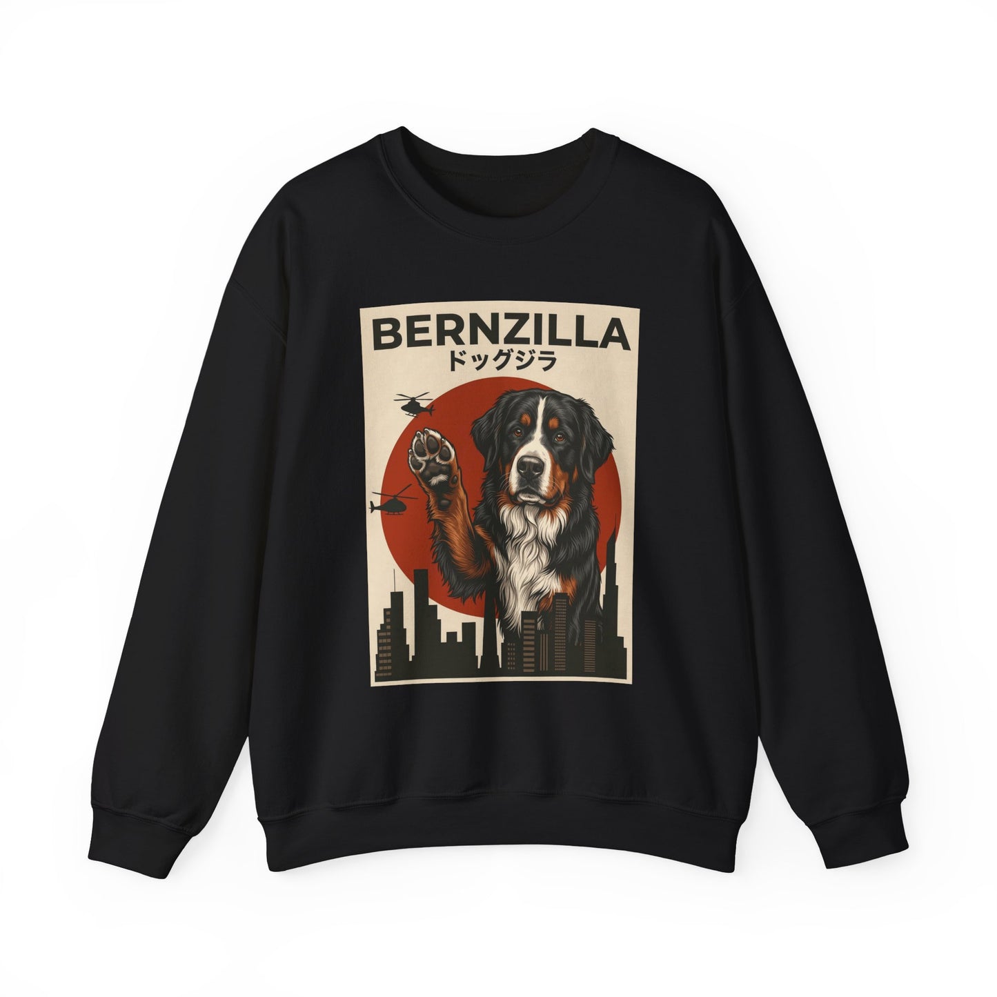 Bernzilla Crewneck Sweatshirt Black
