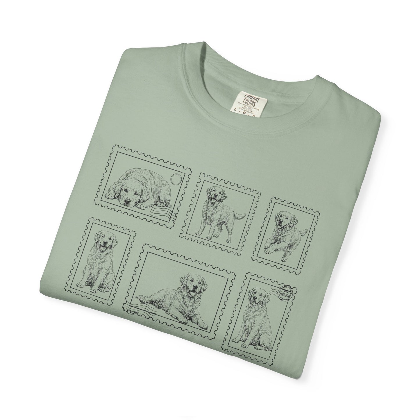 Golden Retriever Stamps Premium Tee