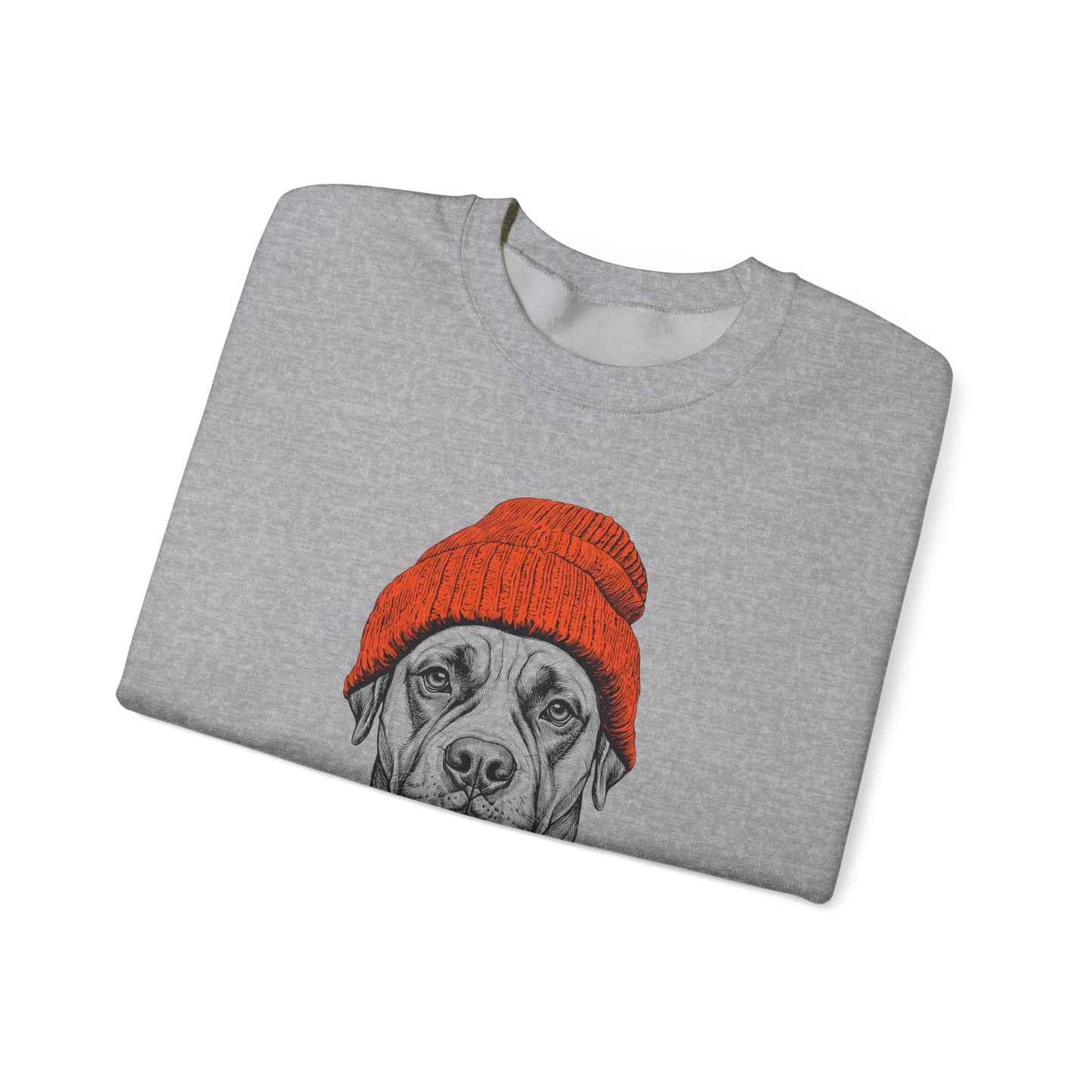 Boxer Beanie Crewneck Sweatshirt