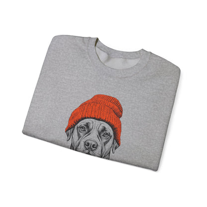 Boxer Beanie Crewneck Sweatshirt