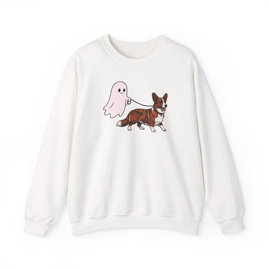 Cardigan Welsh Corgi Red Brindle Halloween Crewneck Sweatshirt