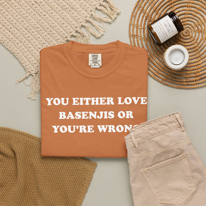 Love Basenji Premium Tee