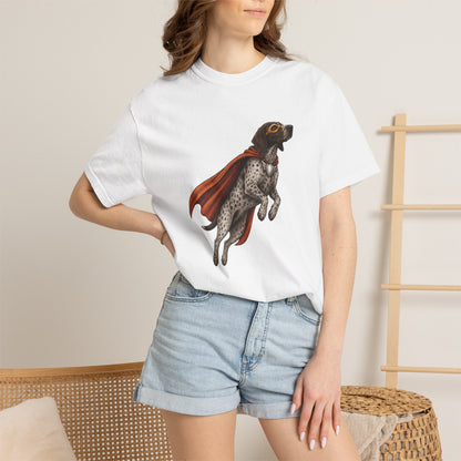 German Shorthaired  Pointer Superhero Premium Tee
