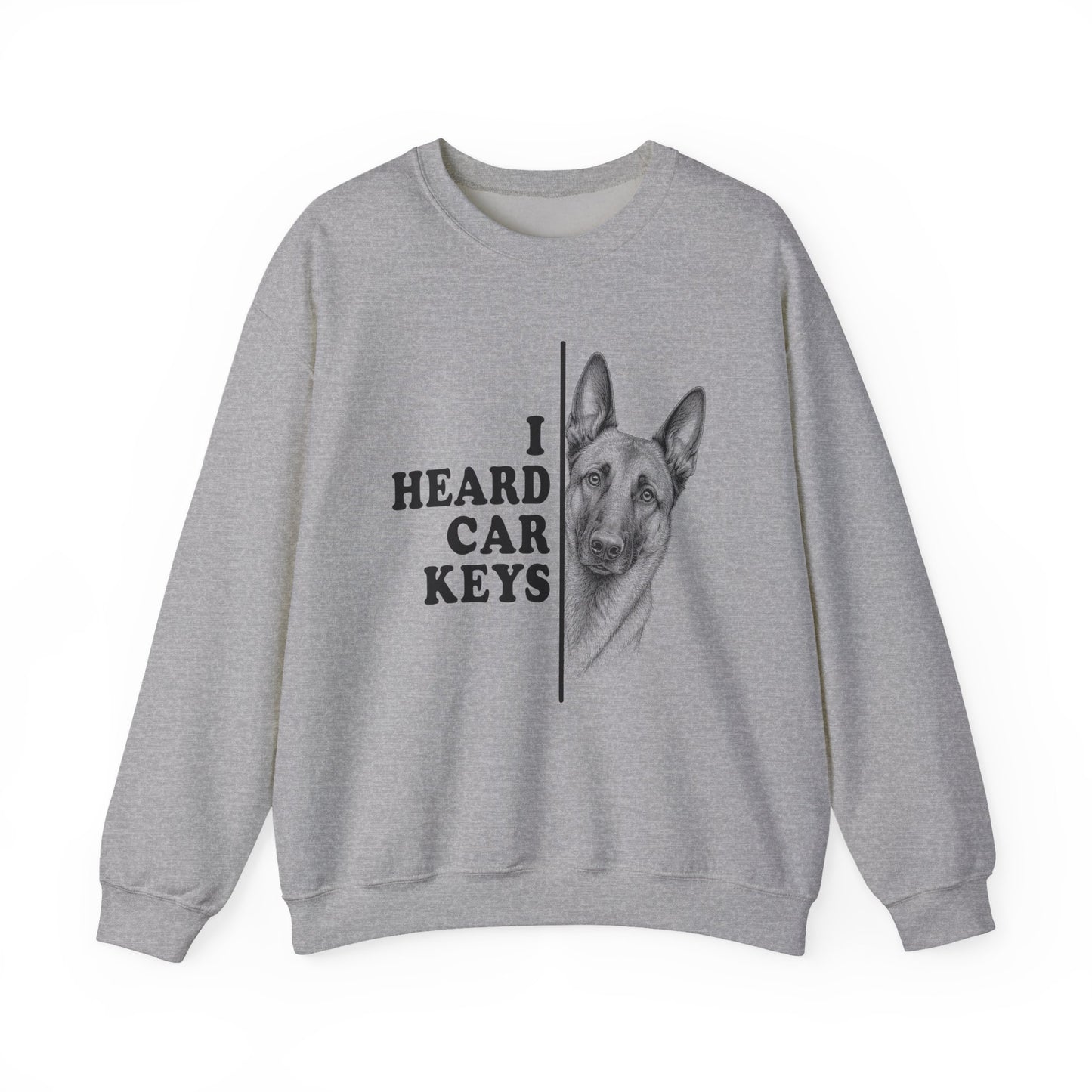 Belgian Malinois Car Keys Crewneck Sweatshirt