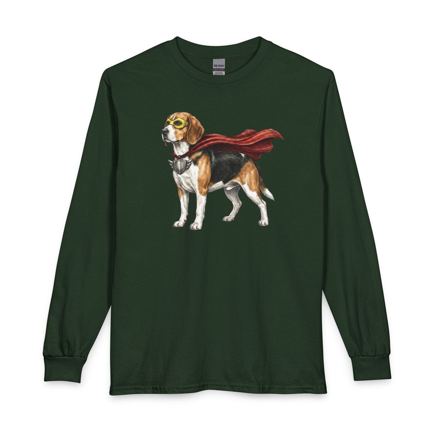 Beagle Superhero Long Sleeve