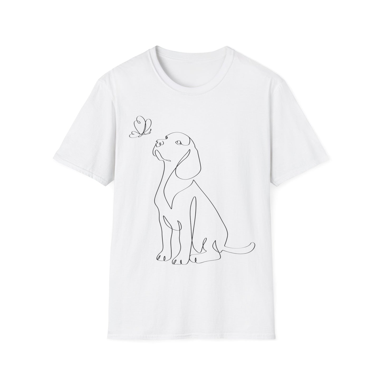 Cute Labrador Line Art Tee