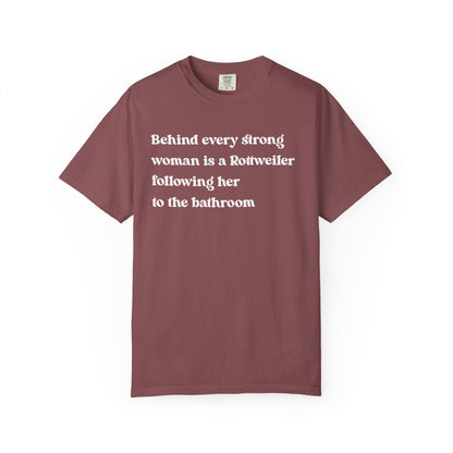 Rottweiler Strong Woman Premium Tee