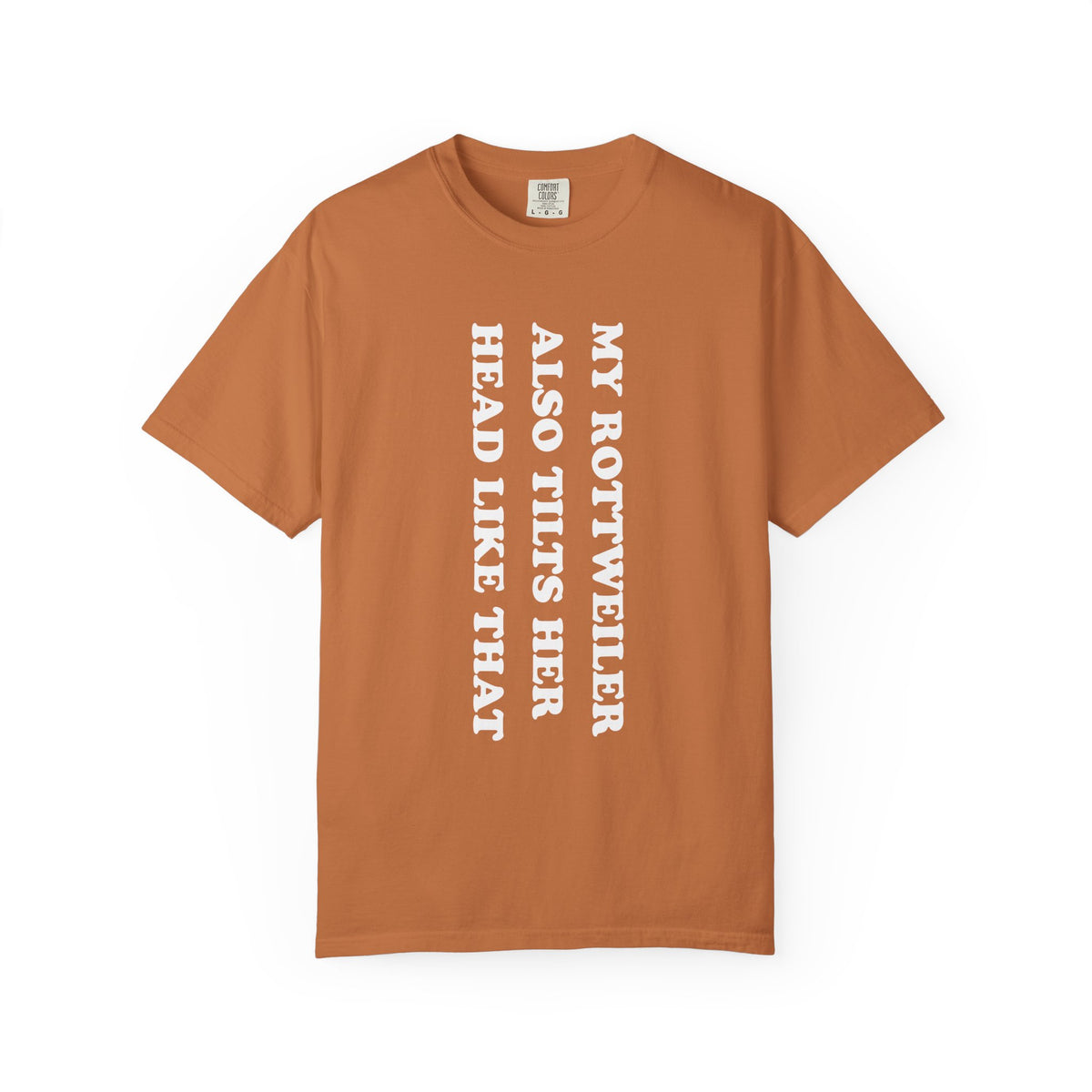 Rottweiler Tilts Her Head Premium Tee