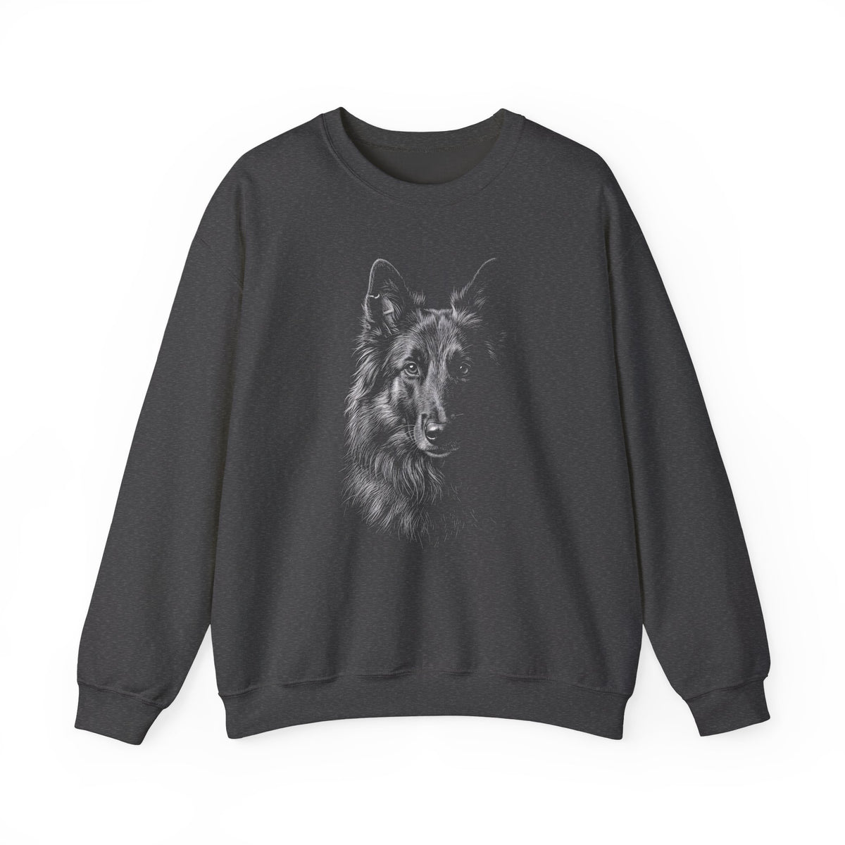 Belgian Tervuren Engraved Crewneck Sweatshirt