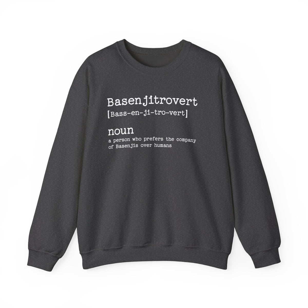 Basenji Basenjitrovert Crewneck Sweatshirt