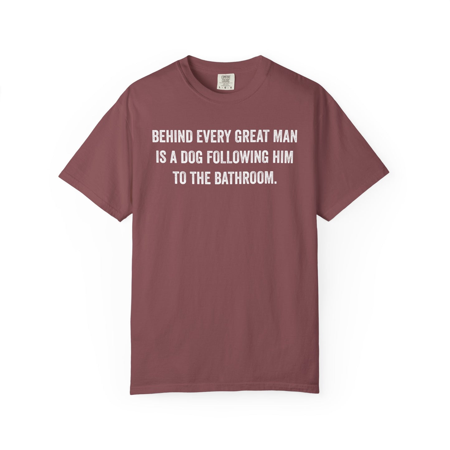 Great Man Dog Following Premium Tee